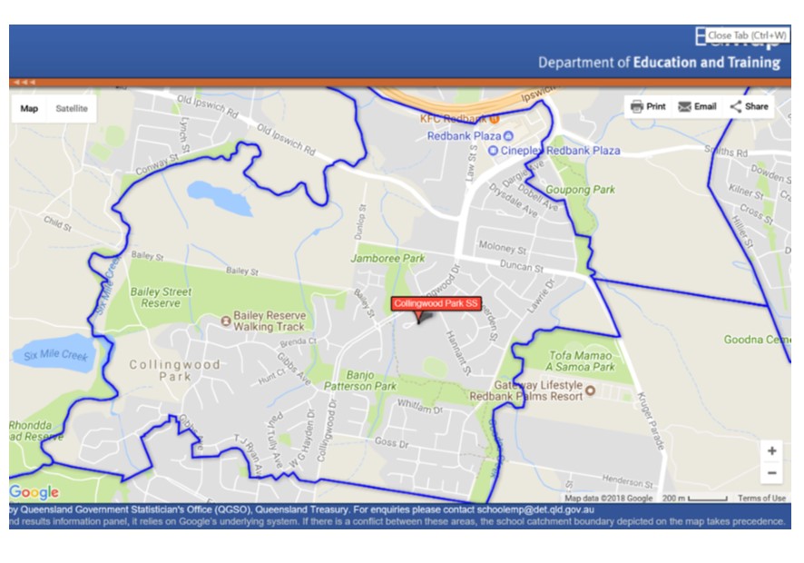 Catchment Map